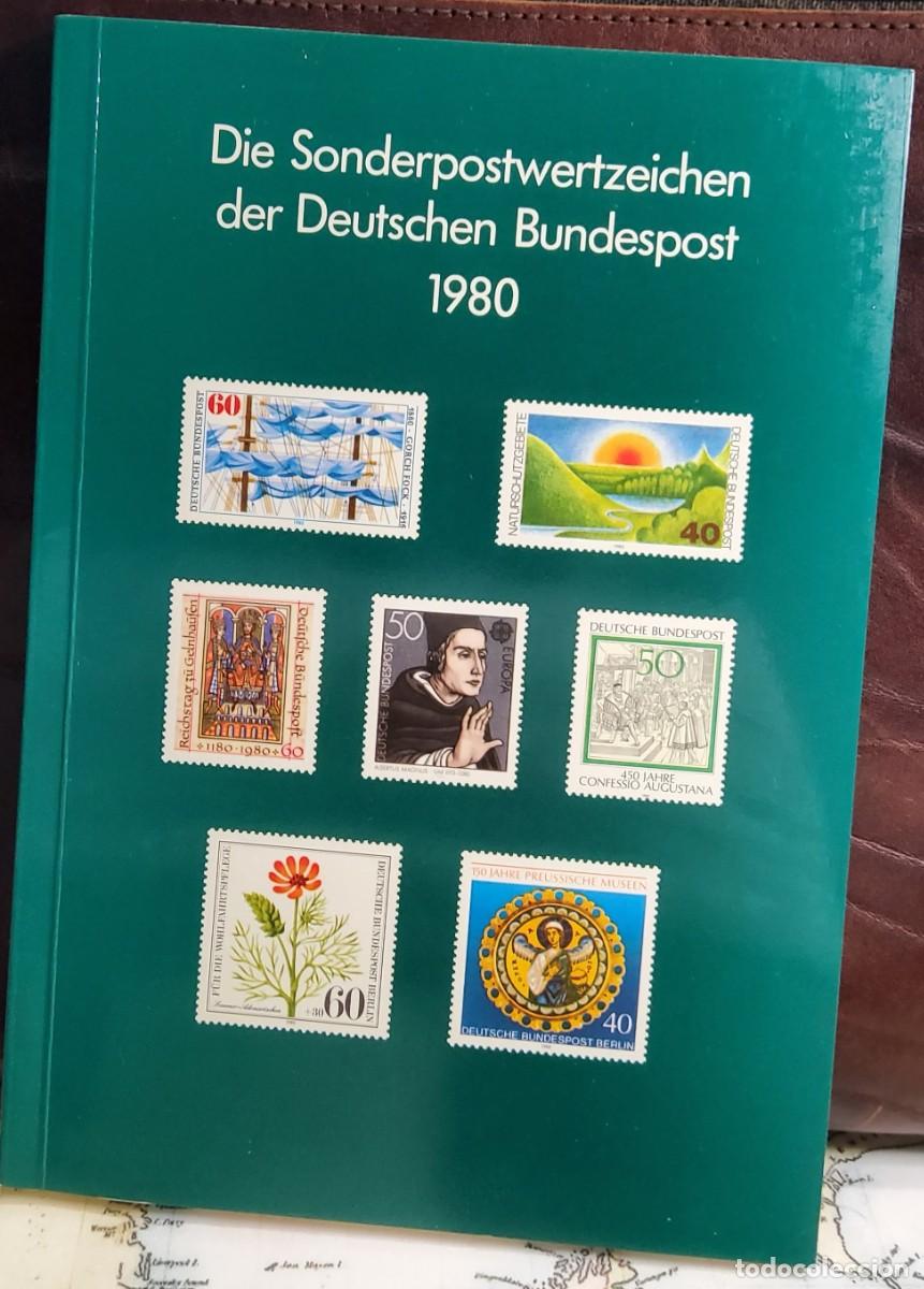 Sellos: LIBRO OFICIAL COMPLETO DE ALEMANIA Y BERLIN DE 1980.NUEVOS SIN FIJASELLOS.INCLUYE PRUEBA.