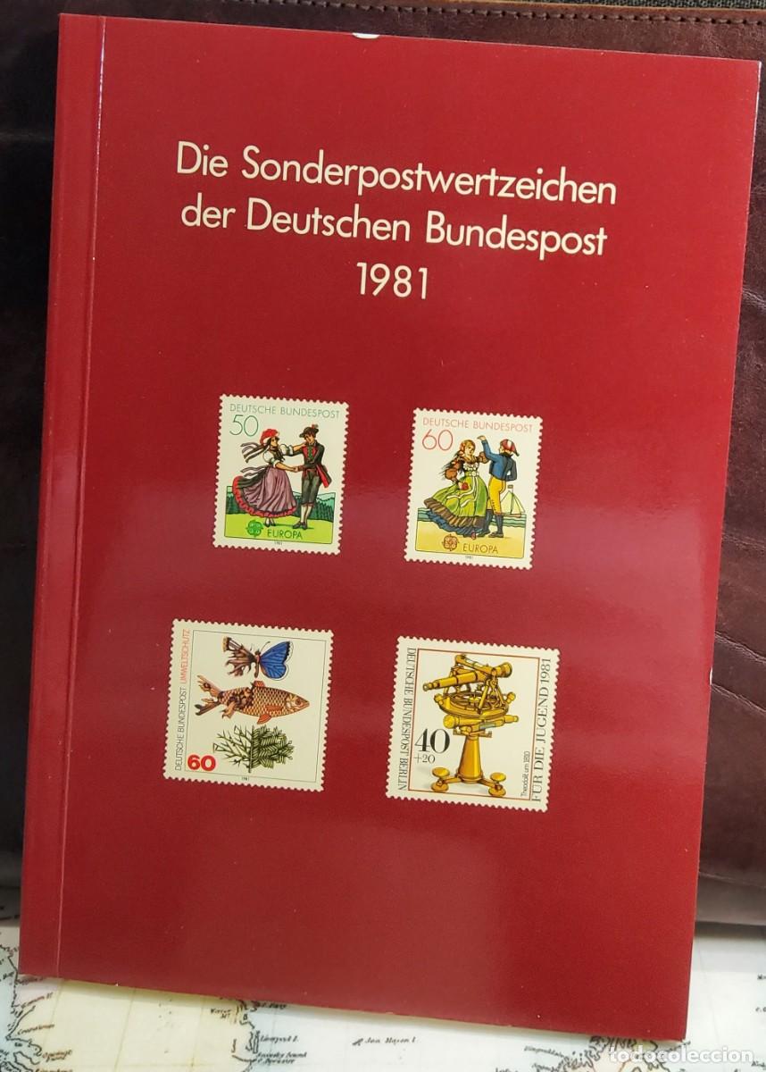 Sellos: LIBRO OFICIAL COMPLETO DE ALEMANIA Y BERLIN DE 1981.NUEVOS SIN FIJASELLOS.INCLUYE PRUEBA.