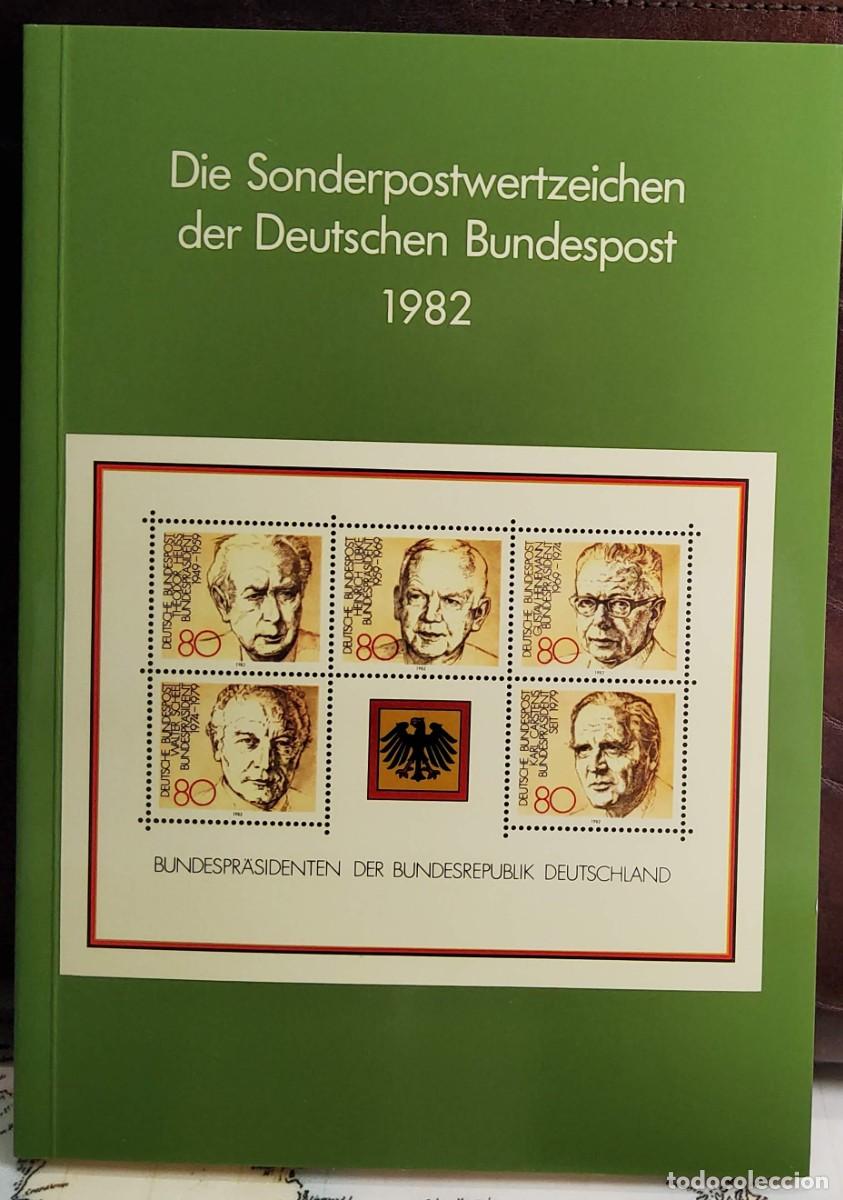 Sellos: LIBRO OFICIAL COMPLETO DE ALEMANIA Y BERLIN DE 1982.NUEVOS SIN FIJASELLOS.INCLUYE PRUEBA.