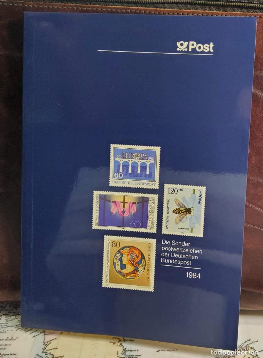 Sellos: LIBRO OFICIAL COMPLETO DE ALEMANIA Y BERLIN DE 1984.NUEVOS SIN FIJASELLOS.INCLUYE PRUEBA.