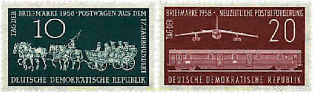 Sellos: 64465 MNH ALEMANIA DEMOCRATICA 1958 DIA DEL SELLO
