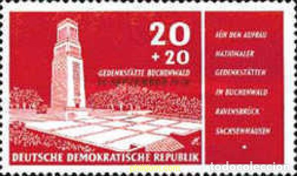Sellos: 150530 MNH ALEMANIA DEMOCRATICA 1958 MEMORIAL BUCHENWALD
