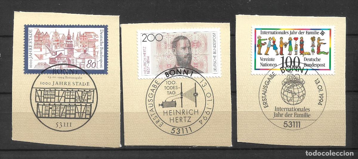 Sellos: alemania 1994 michel 1709/1711 usado - 11/7