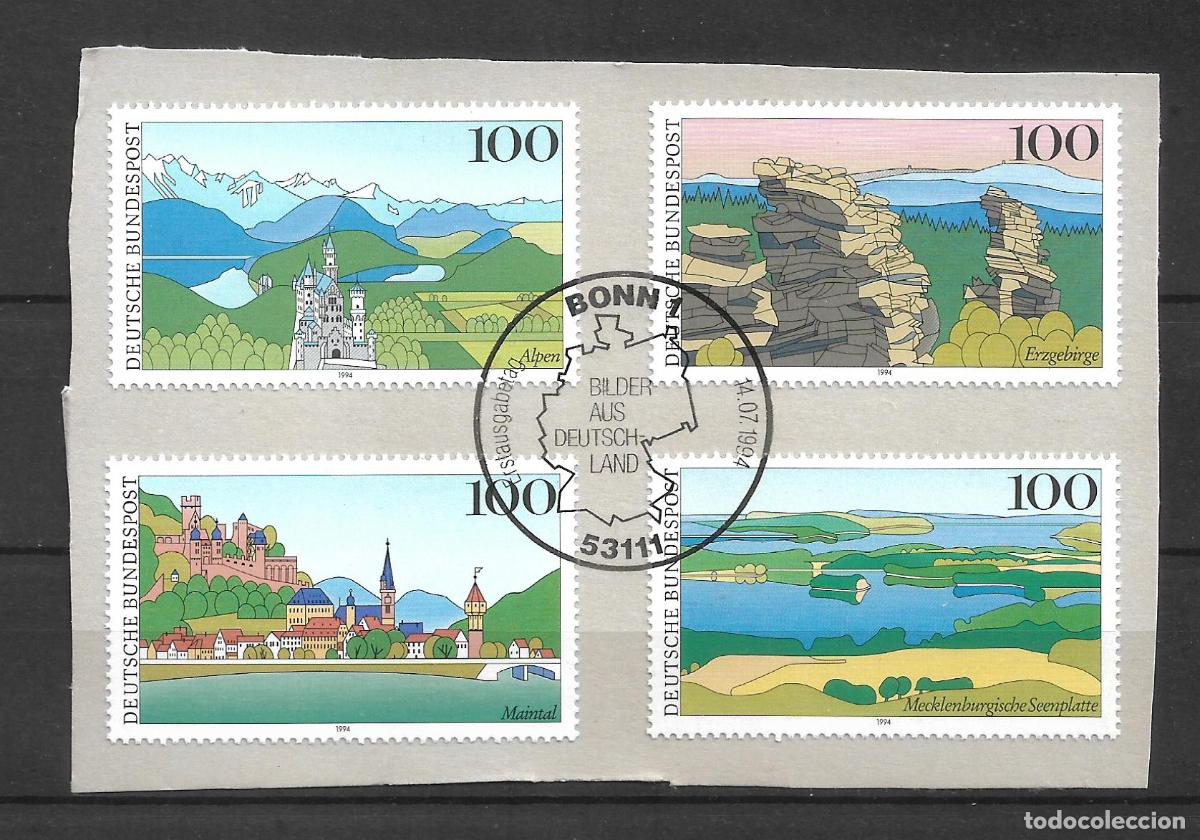 Sellos: alemania 1994 michel 1742/1745 usado - 11/7