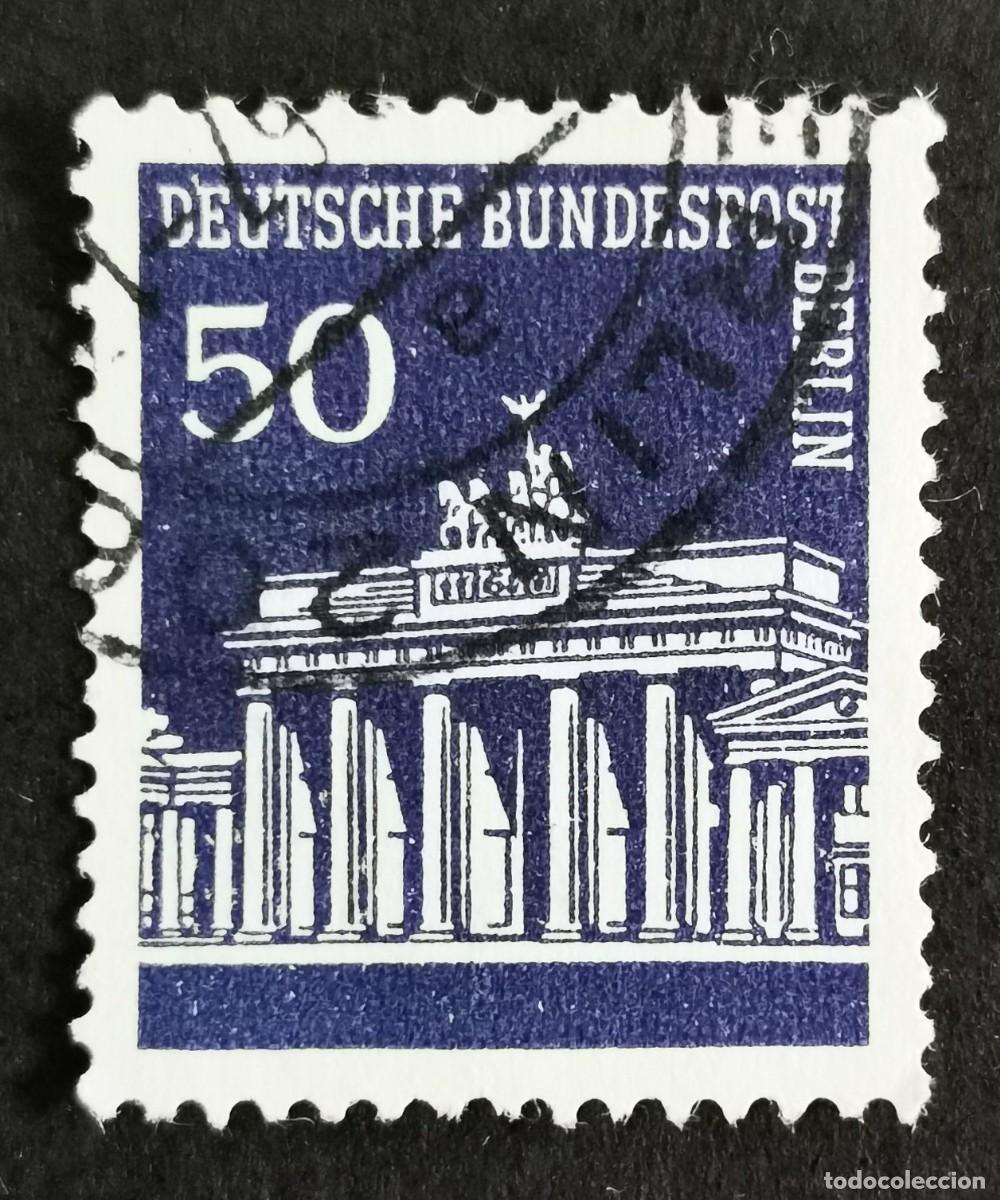Sellos: Sello Alemania Berl&iacute;n 1966, Puerta de Brandeburgo, 50 Pf Michel: DE-BE 289