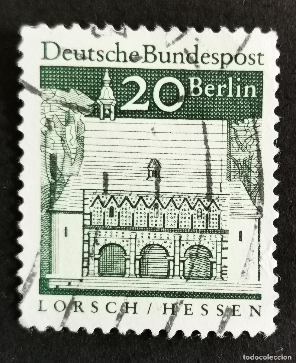Sellos: Sello Alemania Berl&iacute;n 1967, Gate Hall, Lorsch, 20 Pf Michel: DE-BE 273