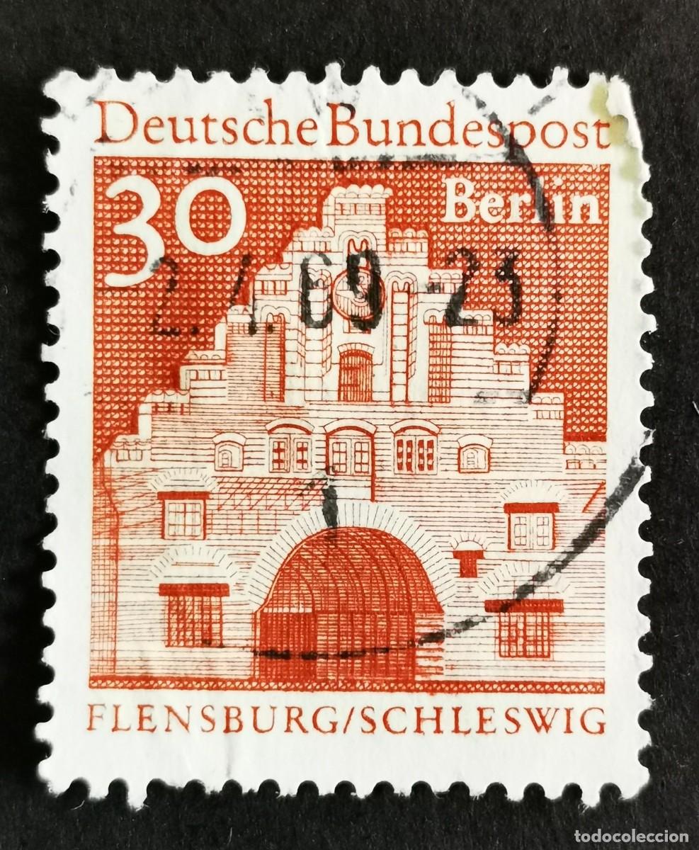 Sellos: Sello Alemania Berl&iacute;n 1967, Puerta norte, Flensburg, 30 Pf Michel: DE-BE 275