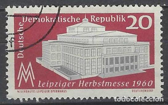 Sellos: ALEMANIA RDA/DDR 1960 - FERIA OTO&Ntilde;AL DE LEIPZIG - USADO