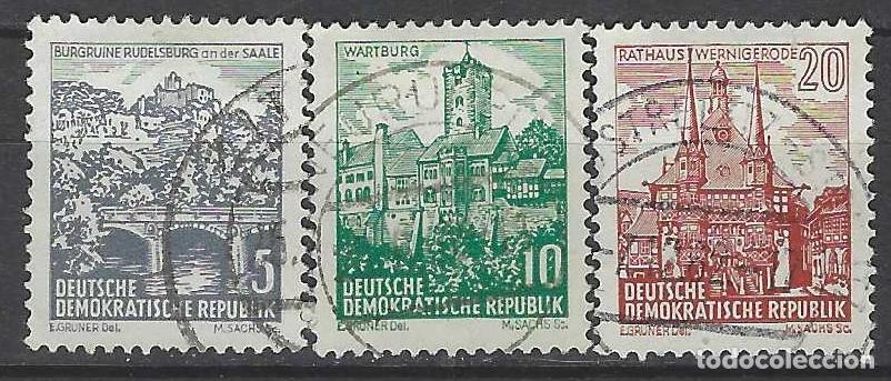 Sellos: ALEMANIA RDA/DDR 1961 - TURISMO, S.COMPLETA - USADOS
