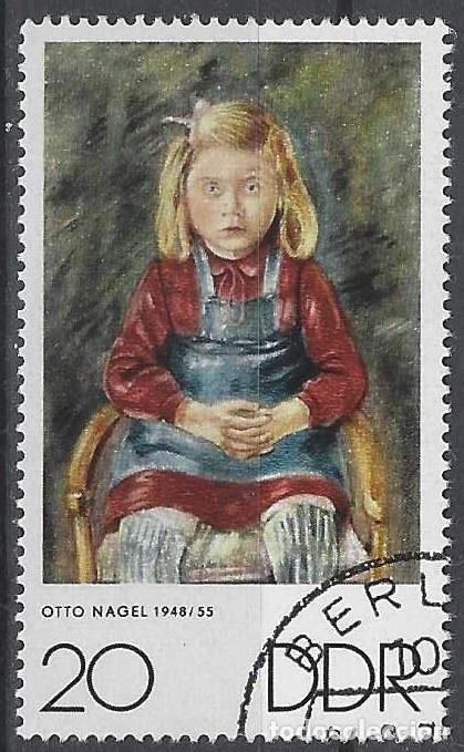 Sellos: ALEMANIA RDA/DDR 1970 - ARTE, NI&Ntilde;A DE OTTO NAGEL - USADO