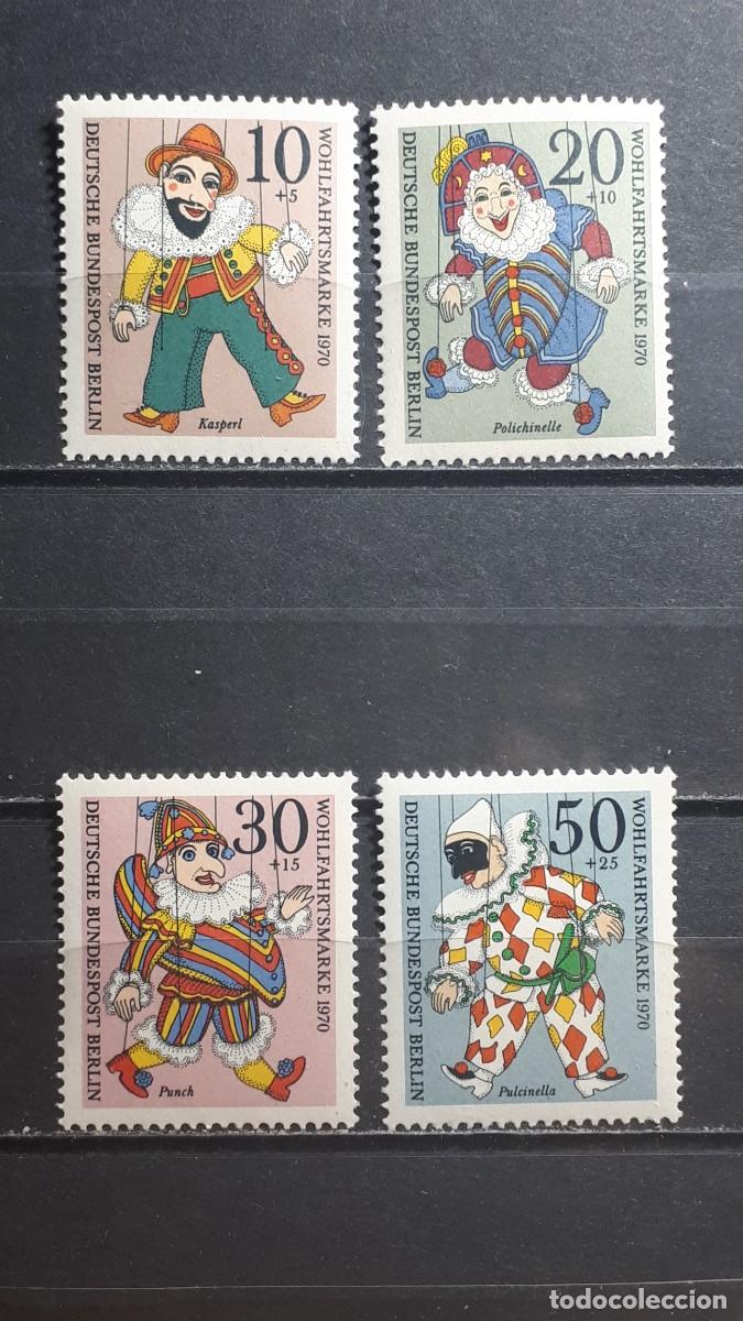 Sellos: BERL&Iacute;N. A&Ntilde;O 1970. ** YVERT 335/8