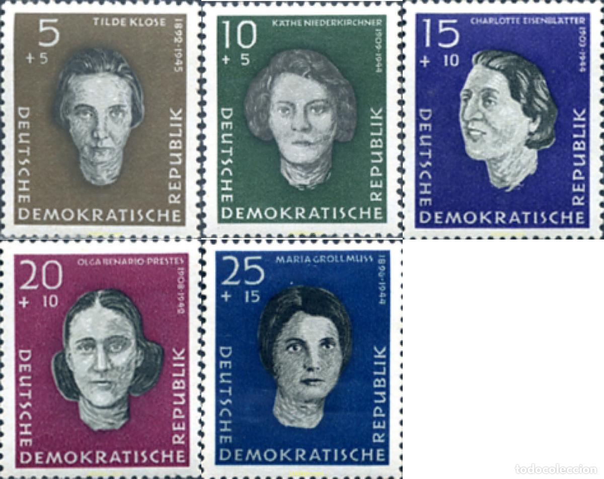 Sellos: 150551 MNH ALEMANIA DEMOCRATICA 1959 HOMENAJE A LAS VICTIMAS DEL NAZISMO