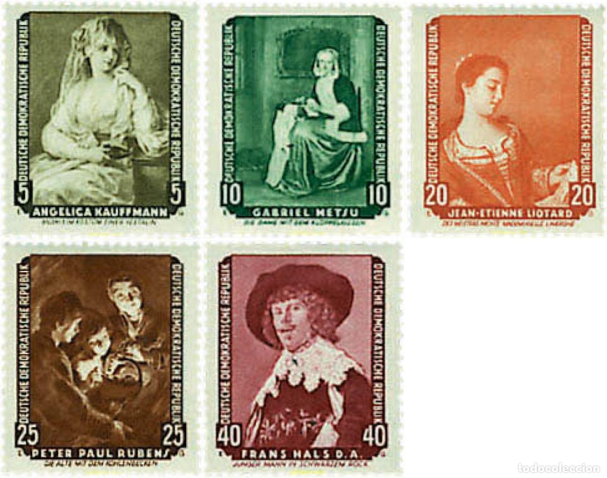 Sellos: 64469 MNH ALEMANIA DEMOCRATICA 1959 PINTURAS DEL MUSEO DE DRESDE