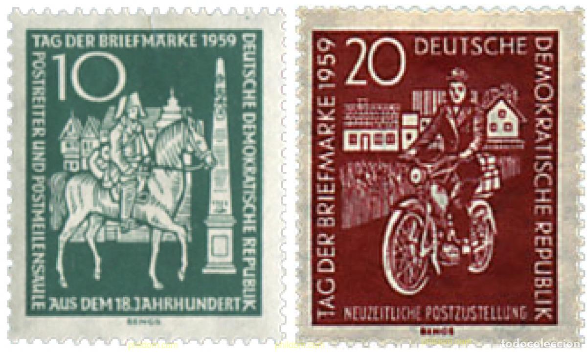 Sellos: 64470 MNH ALEMANIA DEMOCRATICA 1959 DIA DEL SELLO