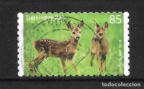 Sellos: alemania 2018 michel 3377 usado flores - 11/17