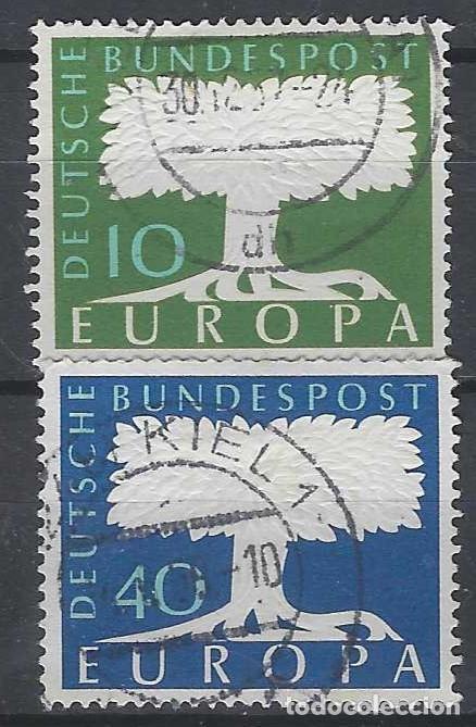 Sellos: ALEMANIA 1957 - EUROPA, S.COMPLETA - USADOS