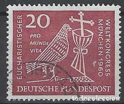 Sellos: ALEMANIA 1960 - CONGRESO EUCAR&Iacute;STICO INTERNACIONAL - USADO
