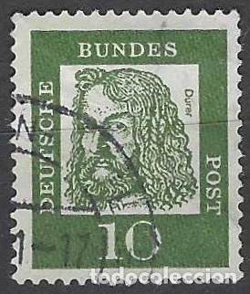 Sellos: ALEMANIA 1961 - PERSONAJES, ALBRECHT D&Uuml;RER - USADO