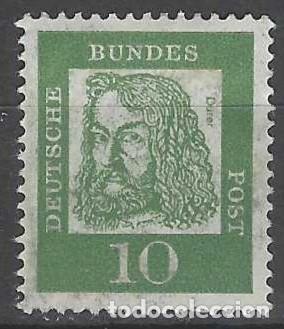 Sellos: ALEMANIA 1961 - PERSONAJES, ALBRECHT D&Uuml;RER - MH*