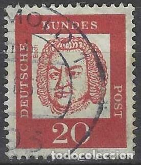Sellos: ALEMANIA 1961 - PERSONAJES, JOHANN SEBASTIAN BACH - USADO
