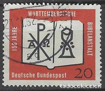 Sellos: ALEMANIA 1962 - 150&ordm; DEL INSTITUTO W&Uuml;RTEMBERG - USADO