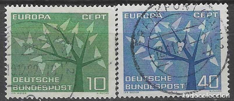 Sellos: ALEMANIA 1962 - EUROPA, S.COMPLETA - USADOS