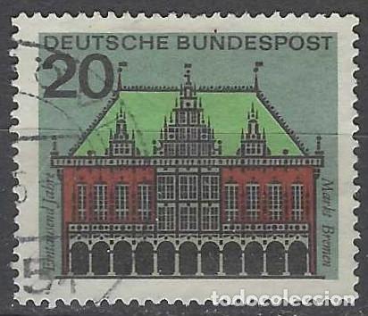 Sellos: ALEMANIA 1964-65 - CIUDADES - USADO