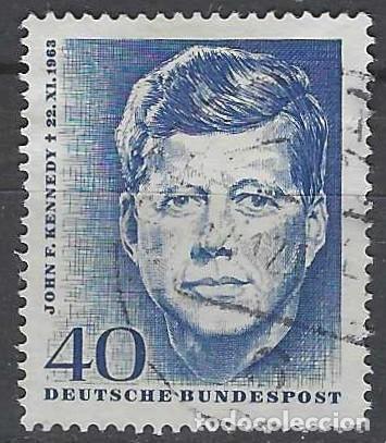 Sellos: ALEMANIA 1964 - 1&ordm; ANIV. DEL ASESINATO DE J.F. KENNEDY - USADO