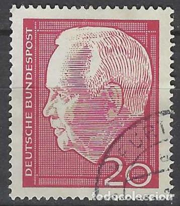 Sellos: ALEMANIA 1964 - REELECCI&Oacute;N DEL PRESIDENTE HEINRICH L&Uuml;BKE - USADO