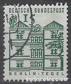 Sellos: ALEMANIA 1964 - EDIFICIOS - USADO
