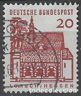 Sellos: ALEMANIA 1964 - EDIFICIOS - USADO