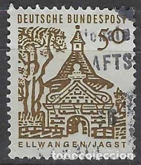 Sellos: ALEMANIA 1964 - EDIFICIOS - USADO