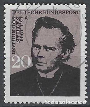 Sellos: ALEMANIA 1966 - PERSONAJES - USADO
