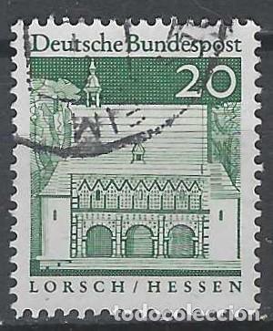 Sellos: ALEMANIA 1966 - EDIFICIOS DEL SIGLO 12 - USADO