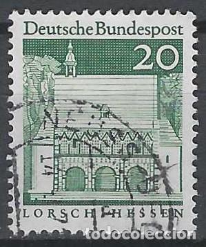 Sellos: ALEMANIA 1966 - EDIFICIOS DEL SIGLO 12 - USADO