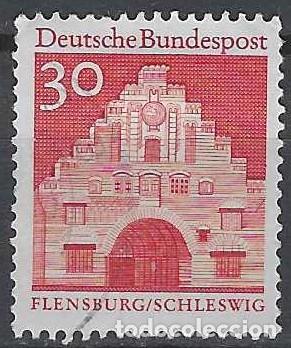Sellos: ALEMANIA 1966 - EDIFICIOS DEL SIGLO 12 - USADO