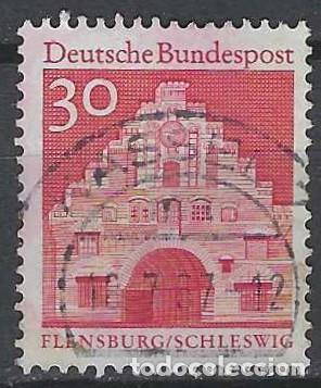 Sellos: ALEMANIA 1966 - EDIFICIOS DEL SIGLO 12 - USADO