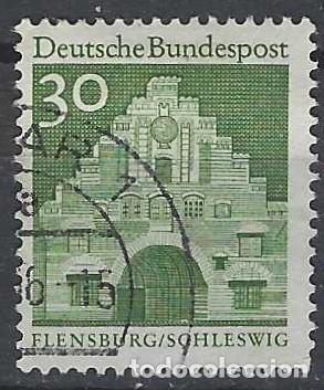 Sellos: ALEMANIA 1966 - EDIFICIOS DEL SIGLO 12 - USADO
