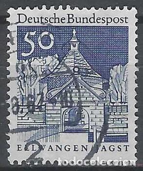Sellos: ALEMANIA 1966 - EDIFICIOS DEL SIGLO 12 - USADO
