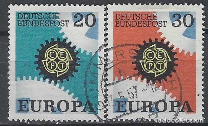 Sellos: ALEMANIA 1967 - EUROPA, S.COMPLETA - USADOS