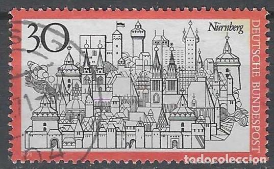 Sellos: ALEMANIA 1971 - CIUDADES - USADO