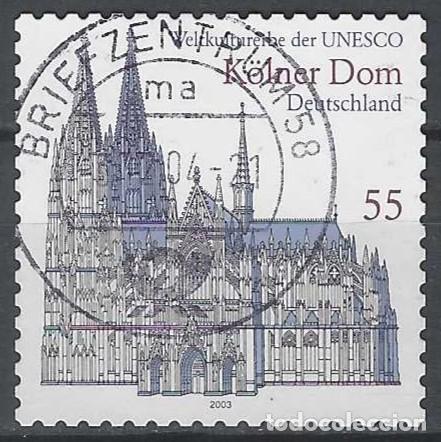 Sellos: ALEMANIA 2003 - UNESCO, LA CATEDRAL DE COLONIA - USADO