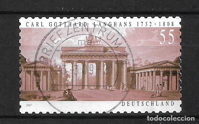 Sellos: alemania 2007 michel 2634 usado - 34/23