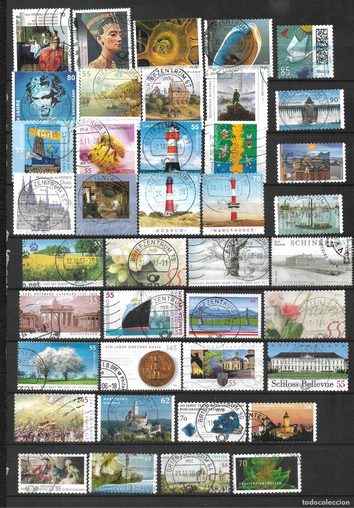 Sellos: alemania 2000 - 2022 lote 40 sellos usados - 34/25