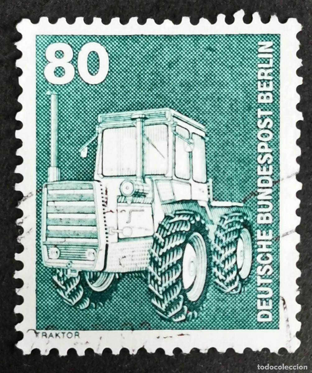 Sellos: Sello Alemania Berl&iacute;n 1975, Industria: Tractor, 80 Pf. Michel: DE-BE 501