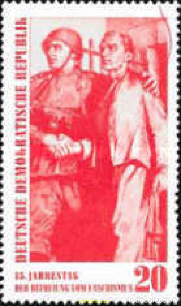 Sellos: 150559 MNH ALEMANIA DEMOCRATICA 1960 15 ANIVERSARIO DE LA LIBERACION