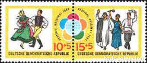 Sellos: 144441 MNH ALEMANIA DEMOCRATICA 1962 8 FESTIVAL MUNDIAL DE LA JUVENTUD Y LOS ESTUDIANTES