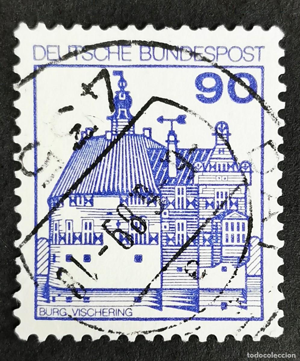 Sellos: Sello Alemania R. Federal 1979, Fortalezas castillos: Castillo de Vischering, 90 Pf. Michel: DE 997