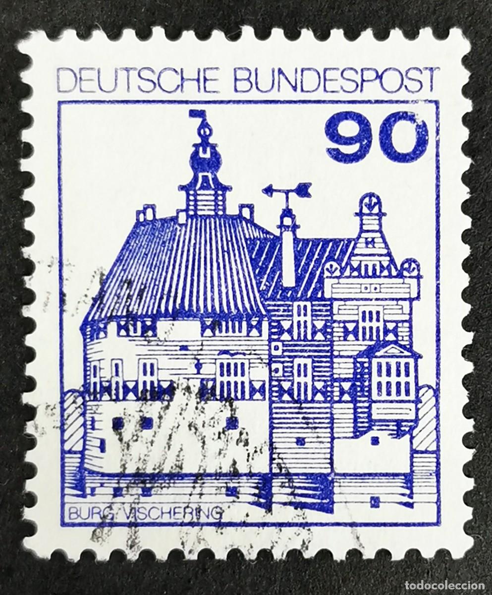Sellos: Sello Alemania R. Federal 1979, Fortalezas castillos: Castillo de Vischering, 90 Pf. Michel: DE 997