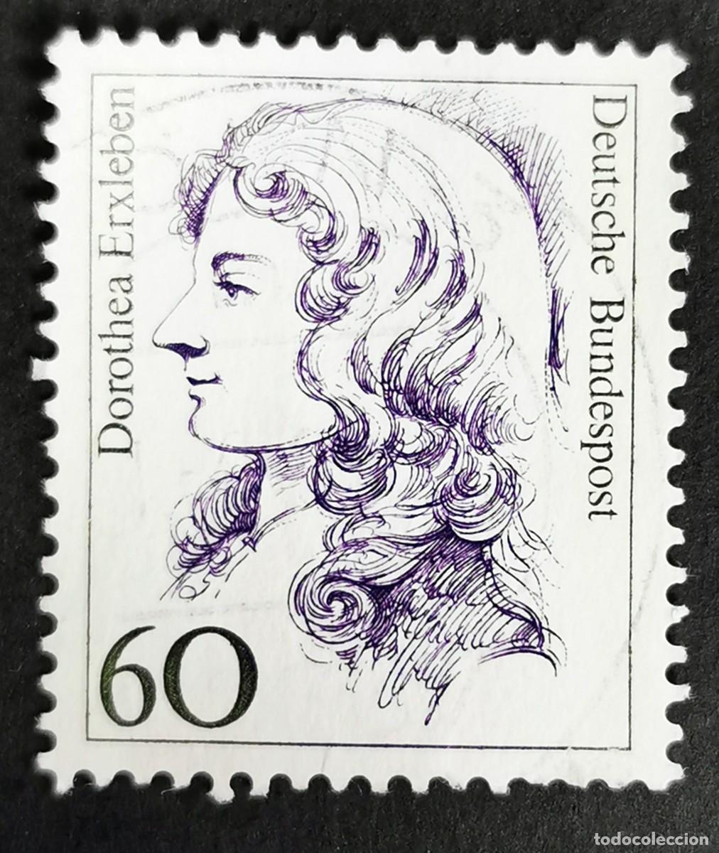Sellos: Sello Alemania R. Federal 1987, Mujeres alemana: Dorothea Erxleben, 60 Pf. Michel: DE 1332